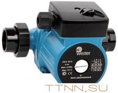 Насосная группа Wester Комплект НСУ с насосом циркуляционным WCP 25-60G 130 мм