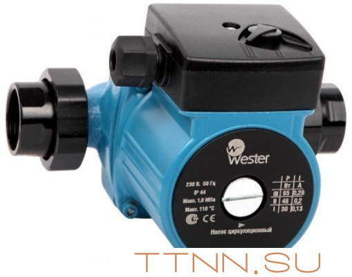 Насосная группа Wester Комплект НСУ с насосом циркуляционным WCP 25-60G 130 мм