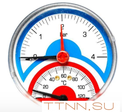 Термоманометр радиальный Watts FR 828(TMRA) 4x1/2" Термоманометр радиальный Watts FR 828(TMRA) 4x1/2"
