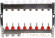 Для отопления Rommer 1"/3/4"x8 с расходомерами (RMS-1200-000008)