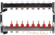 Для отопления Rommer 1"/3/4"x8 с расходомерами (RMS-1201-000008)