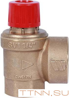 Клапан предохранительный 30х1 1/4" STOUT SVS-0001-003032