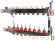 Для отопления Rommer 1"/3/4"x8 с расходомерами (RMS-1210-000008)