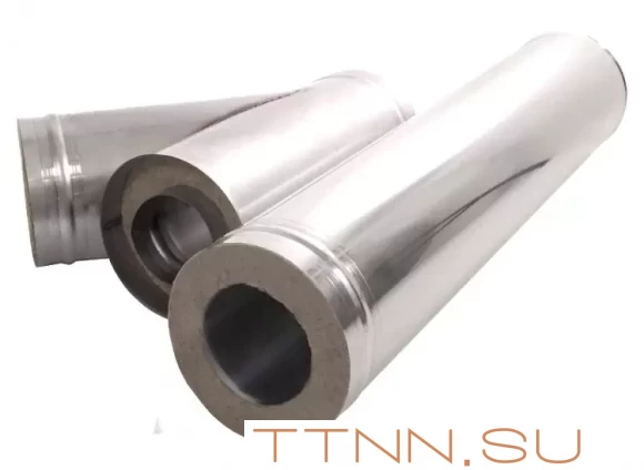 Сэндвич дымоход 1,0 м Ф80х160 Сэндвич дымоход 1,0 м Ф80х160