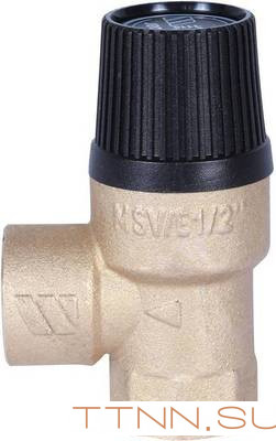 Клапан предохранительный 30х1/2" STOUT SVS-0001-013015