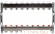 Для отопления Rommer 1"/3/4"x9 с запорными клапанами (RMS-3200-000009)